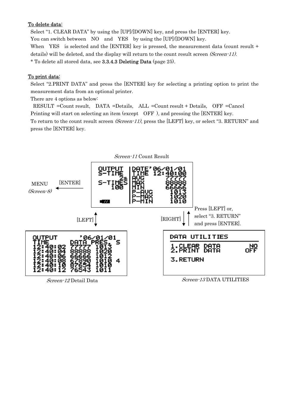 KANOMAX 3800 Handheld Condensation Particle Counter User Manual | Page 29 / 42