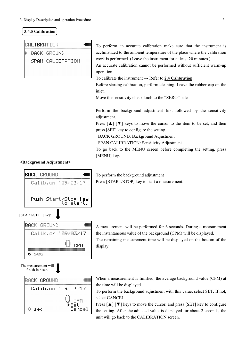 KANOMAX 3443 Digital Dust Monitor User Manual | Page 27 / 54