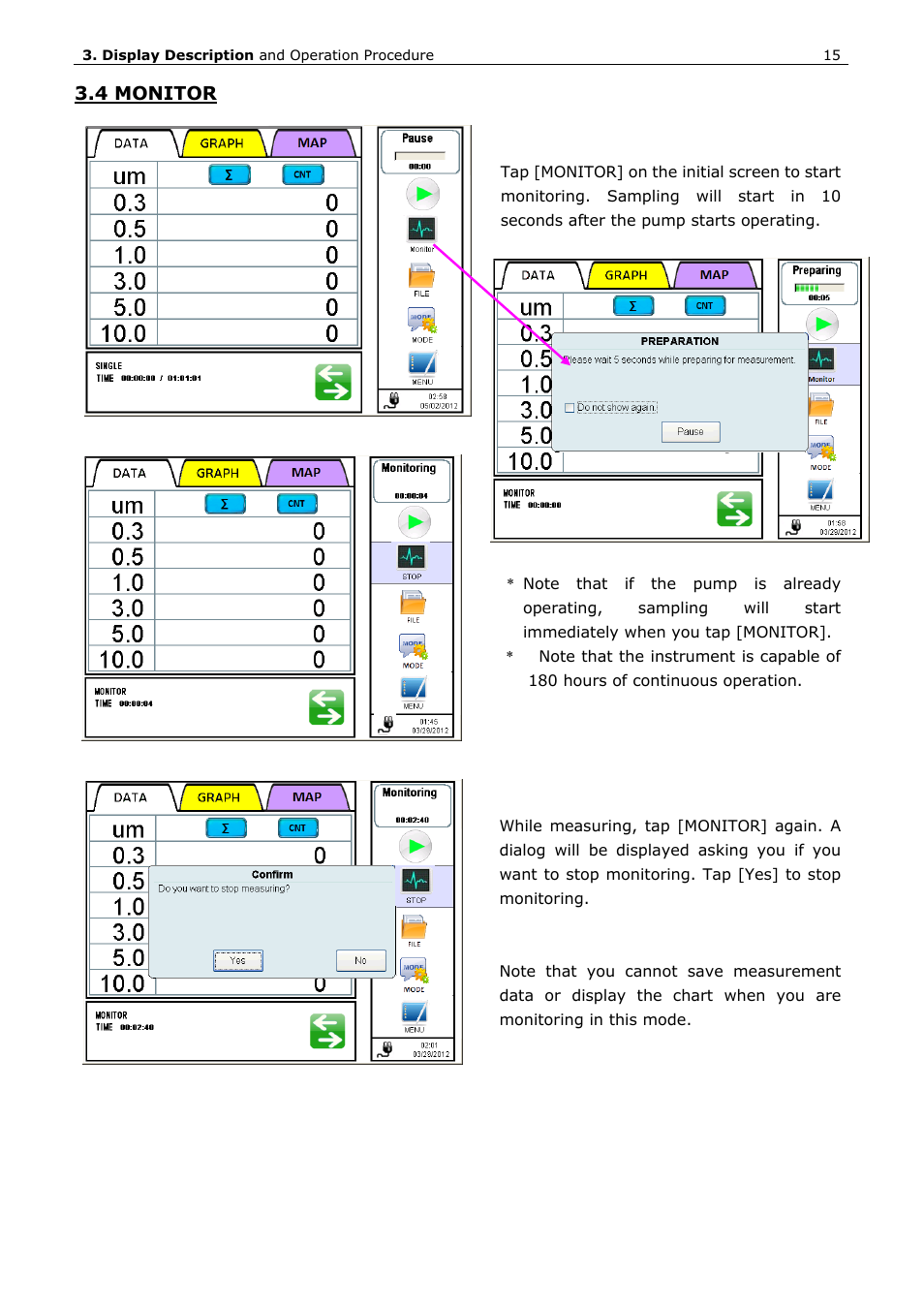 KANOMAX 3910 Portable Particle Counter User Manual User Manual | Page 23 / 87