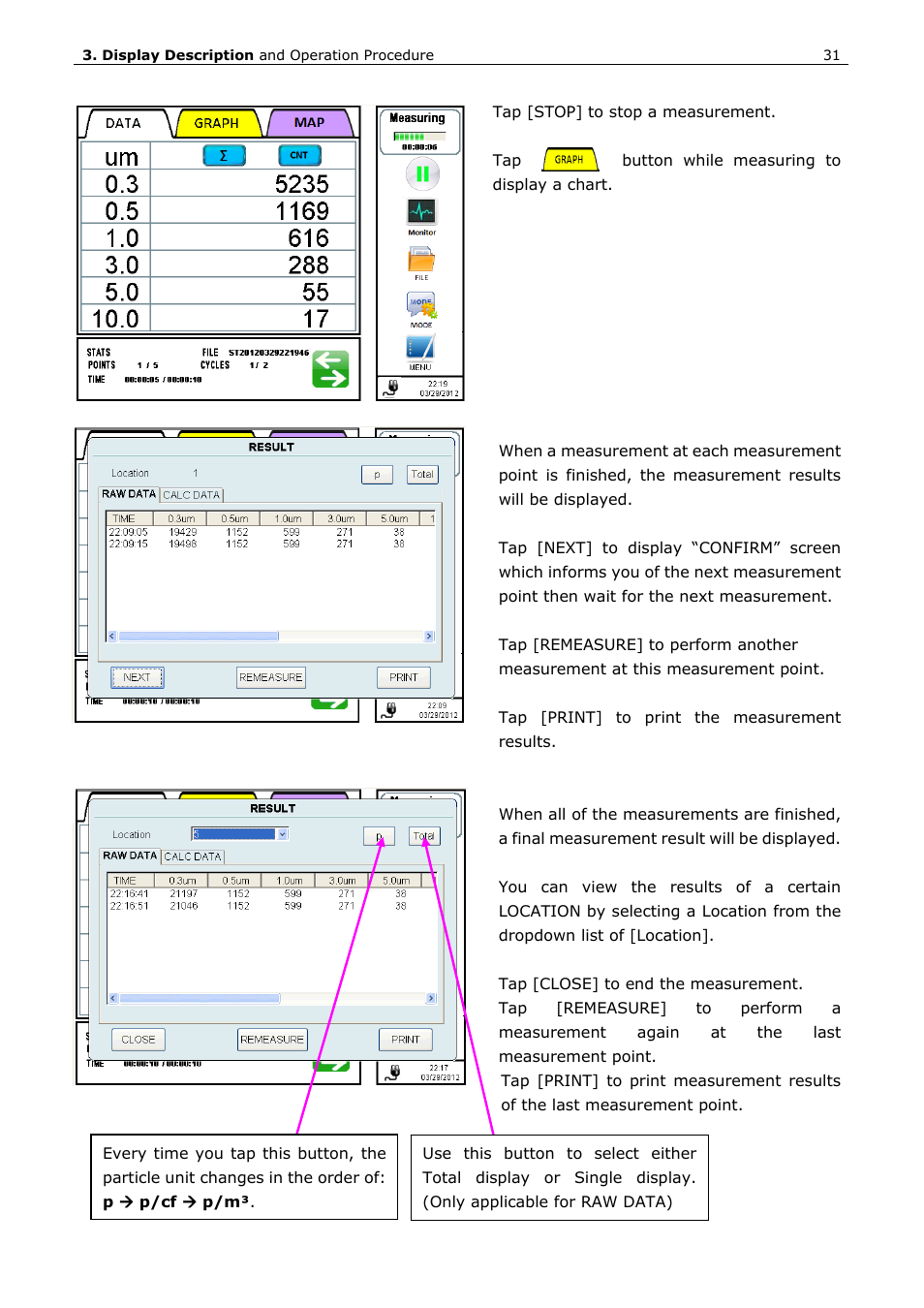 KANOMAX 3910 Portable Particle Counter User Manual User Manual | Page 39 / 87