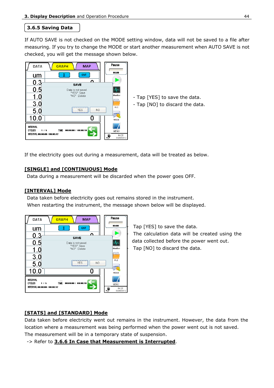 KANOMAX 3910 Portable Particle Counter User Manual User Manual | Page 52 / 87