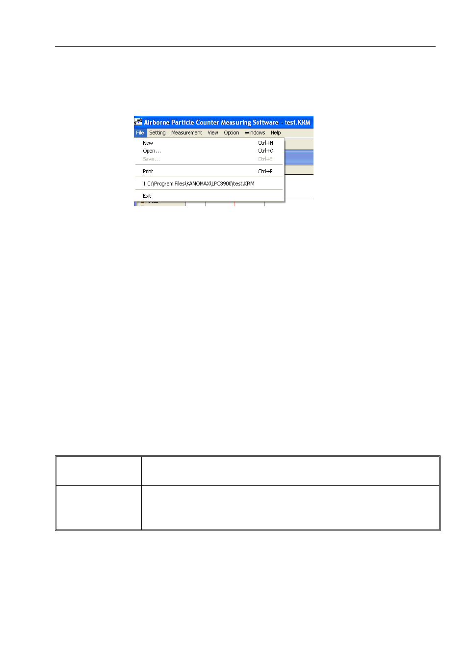 KANOMAX 3910 Portable Particle Counter Software Manual User Manual | Page 25 / 53