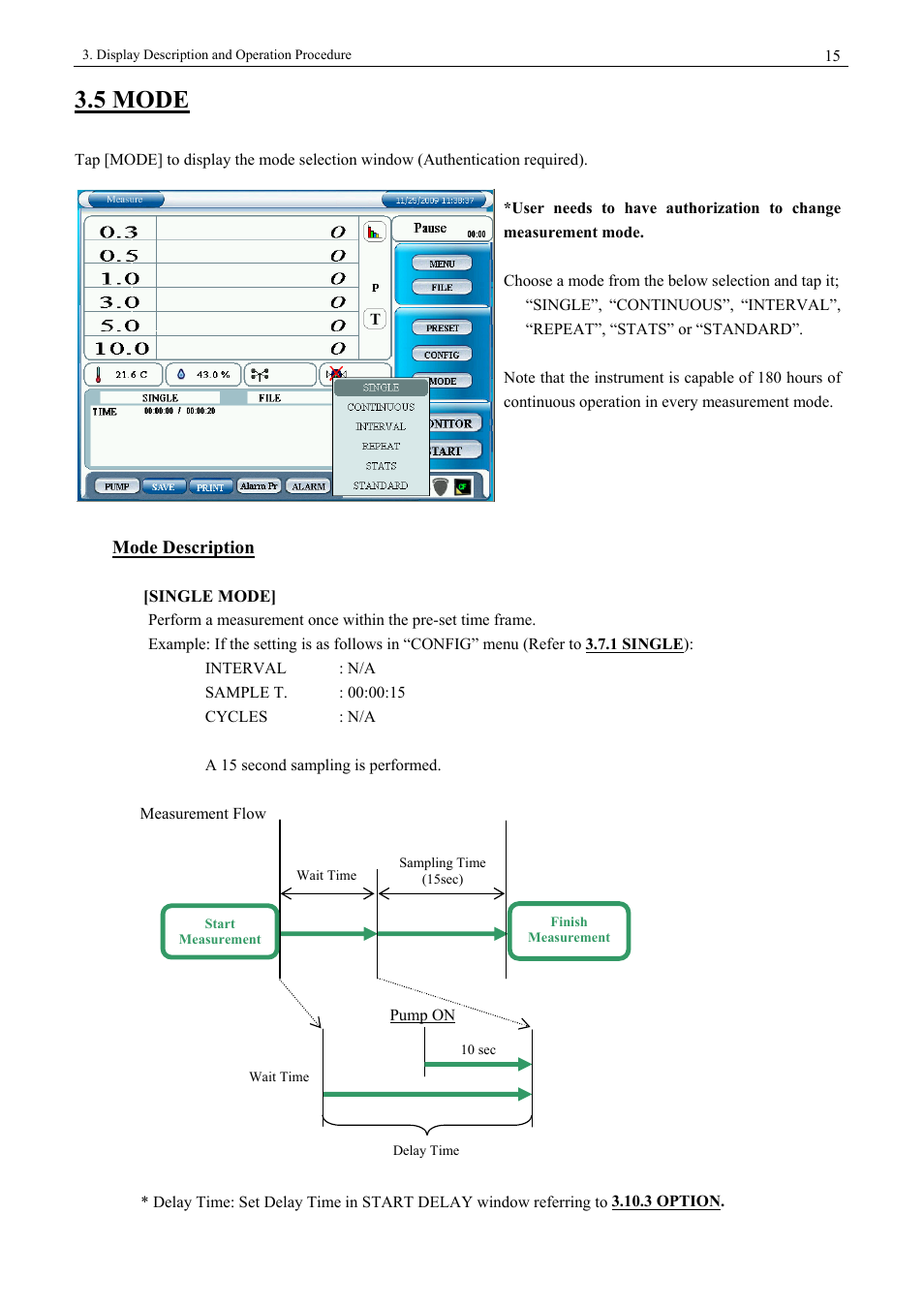 5 mode | KANOMAX 3900 Portable Particle Counter User Manual | Page 22 / 90
