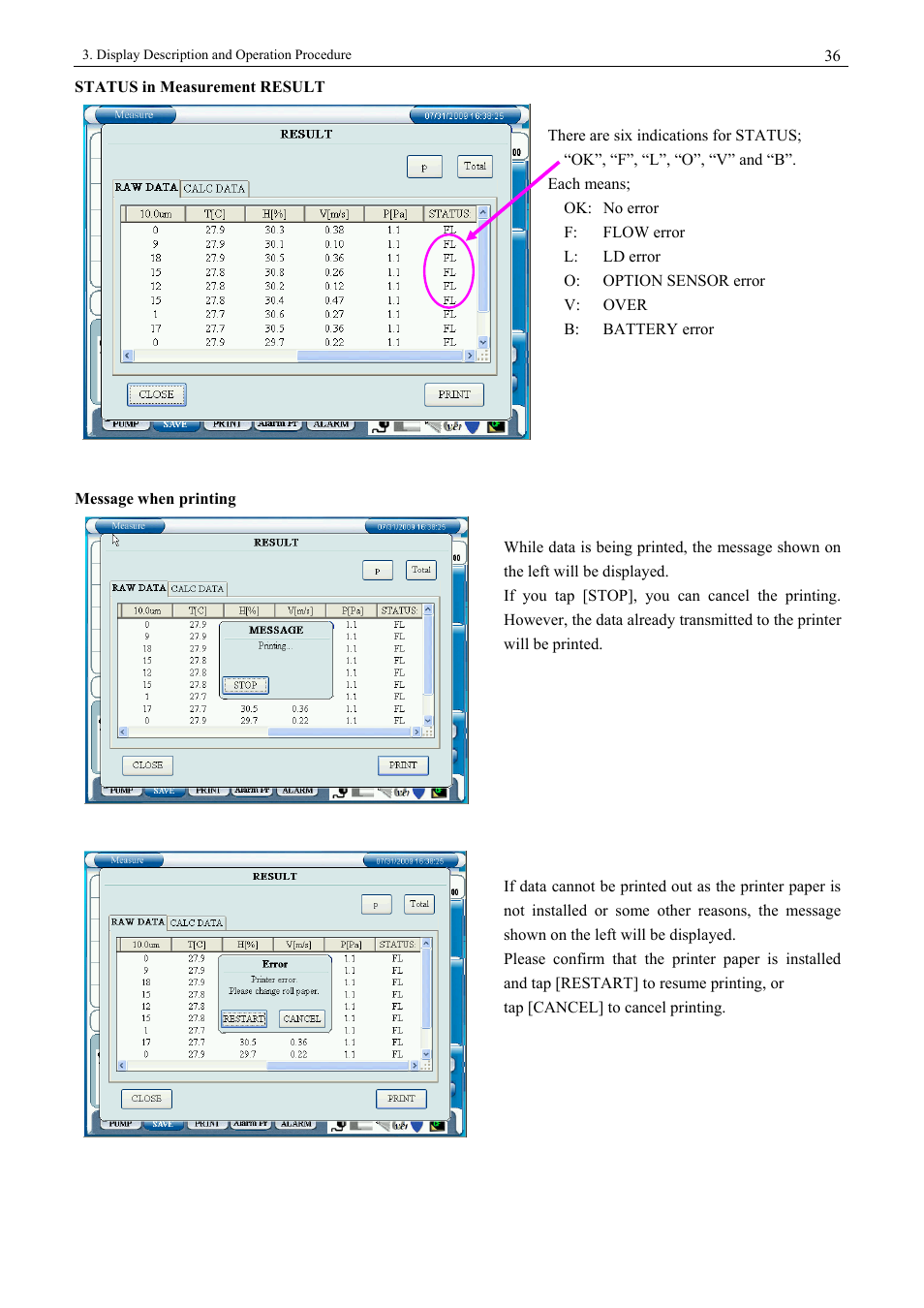 KANOMAX 3900 Portable Particle Counter User Manual | Page 43 / 90