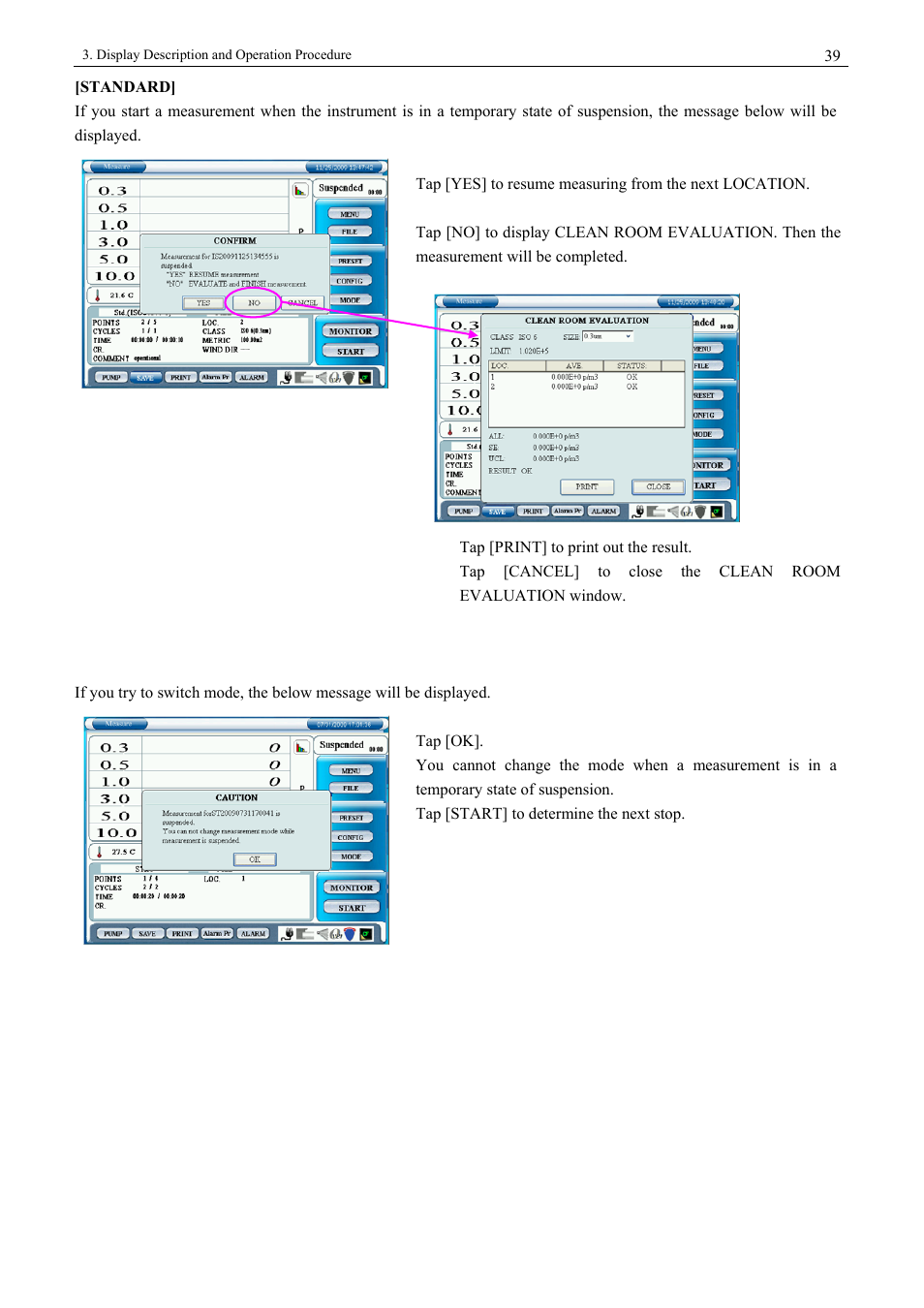 KANOMAX 3900 Portable Particle Counter User Manual | Page 46 / 90