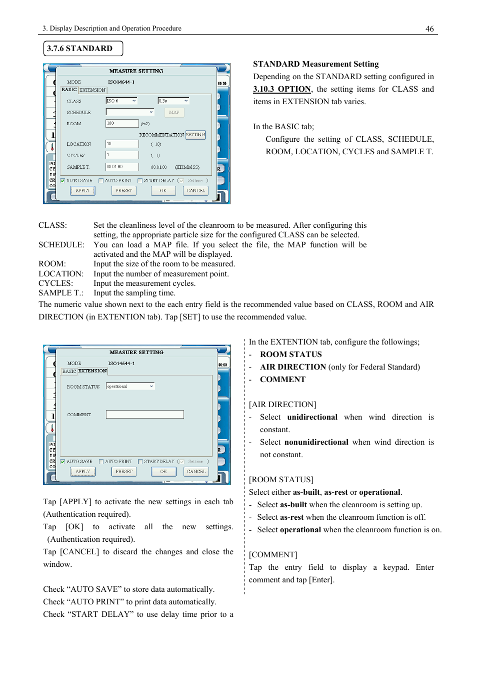 6 standard | KANOMAX 3900 Portable Particle Counter User Manual | Page 53 / 90