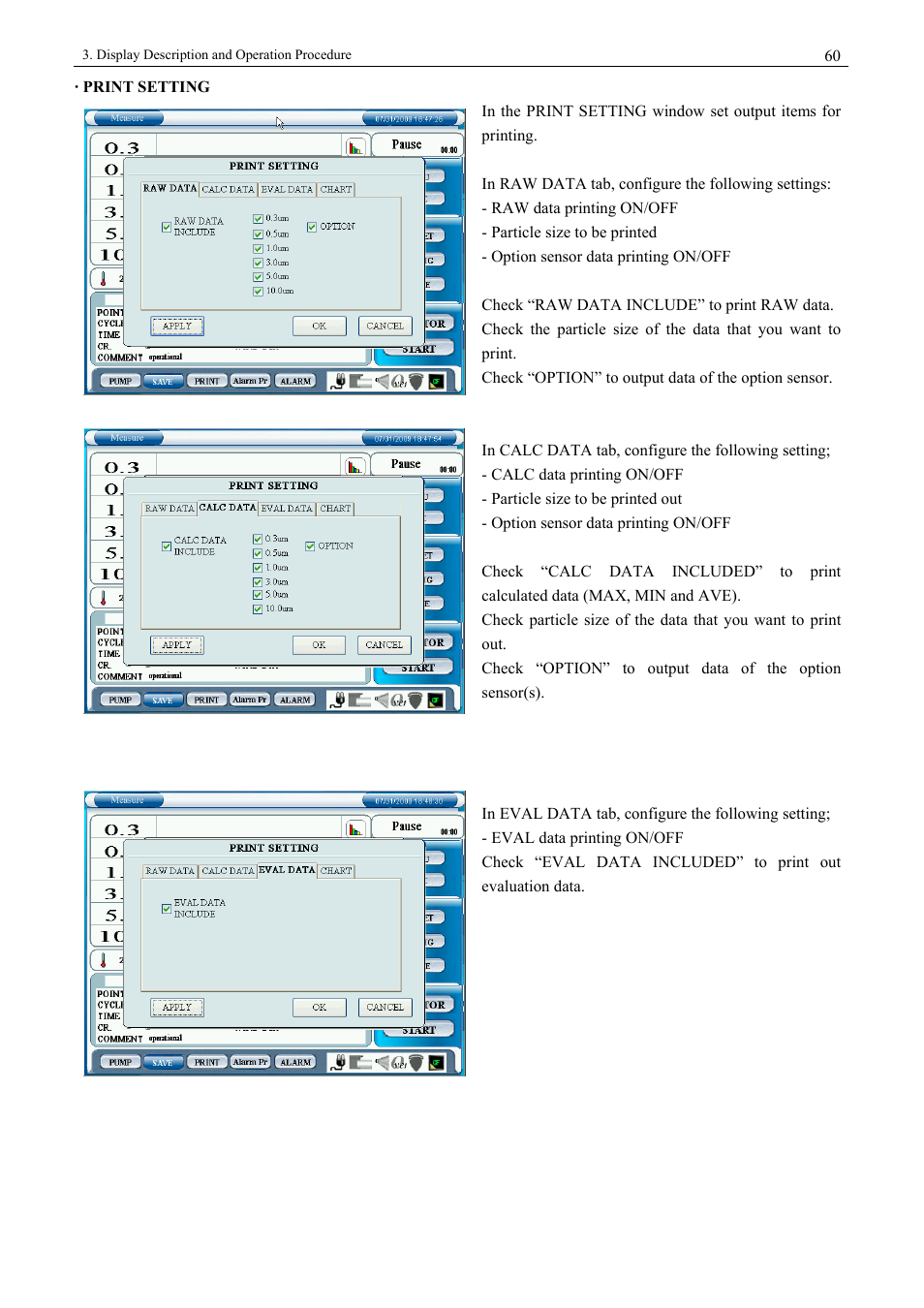 KANOMAX 3900 Portable Particle Counter User Manual | Page 67 / 90