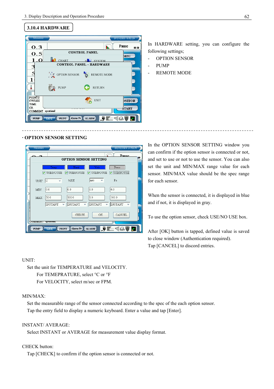 4 hardware | KANOMAX 3900 Portable Particle Counter User Manual | Page 69 / 90