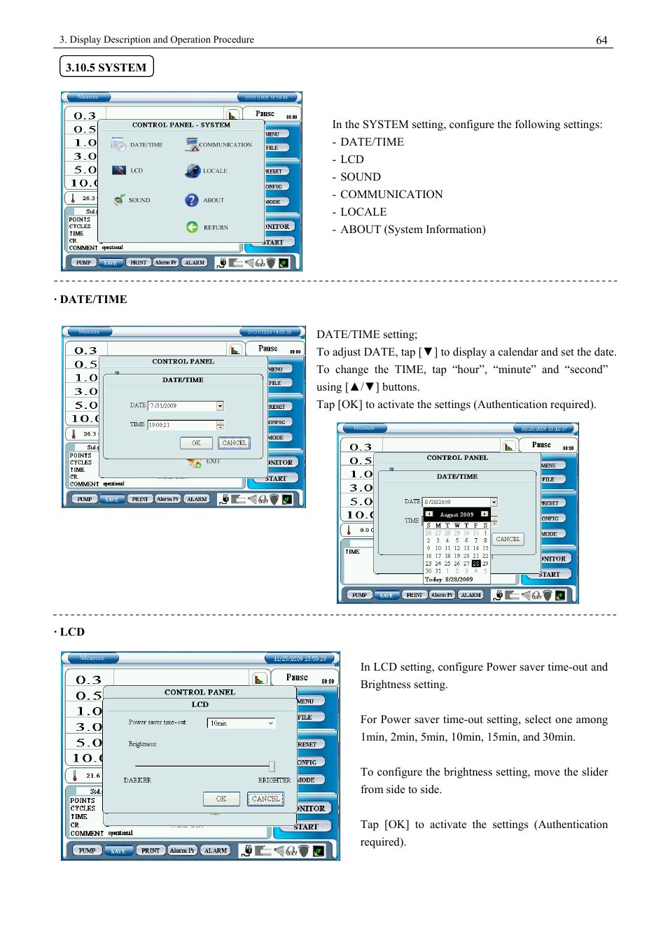 5 system | KANOMAX 3900 Portable Particle Counter User Manual | Page 71 / 90