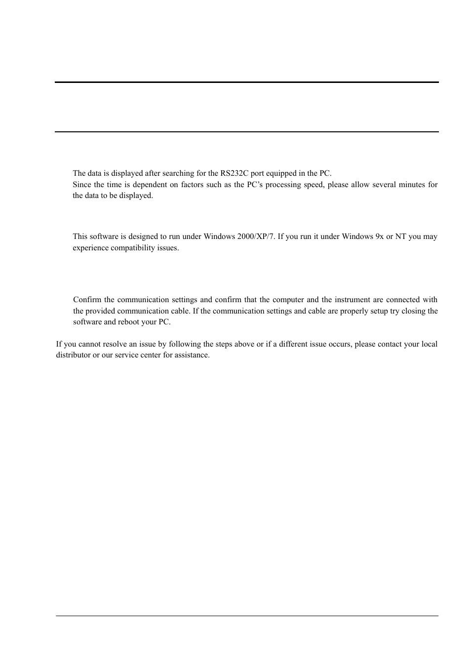 Troubleshooting | KANOMAX S352-10 Piezobalace Dust Monitor User Manual | Page 16 / 18