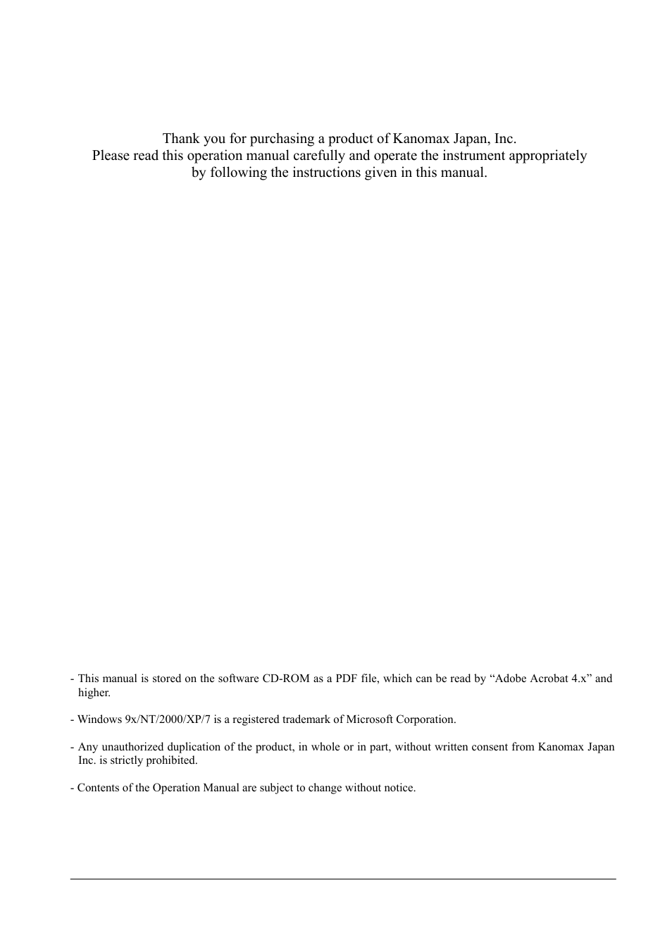 KANOMAX S352-10 Piezobalace Dust Monitor User Manual | Page 2 / 18