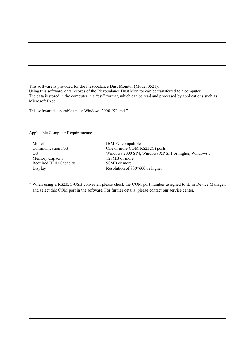 Overview | KANOMAX S352-10 Piezobalace Dust Monitor User Manual | Page 5 / 18
