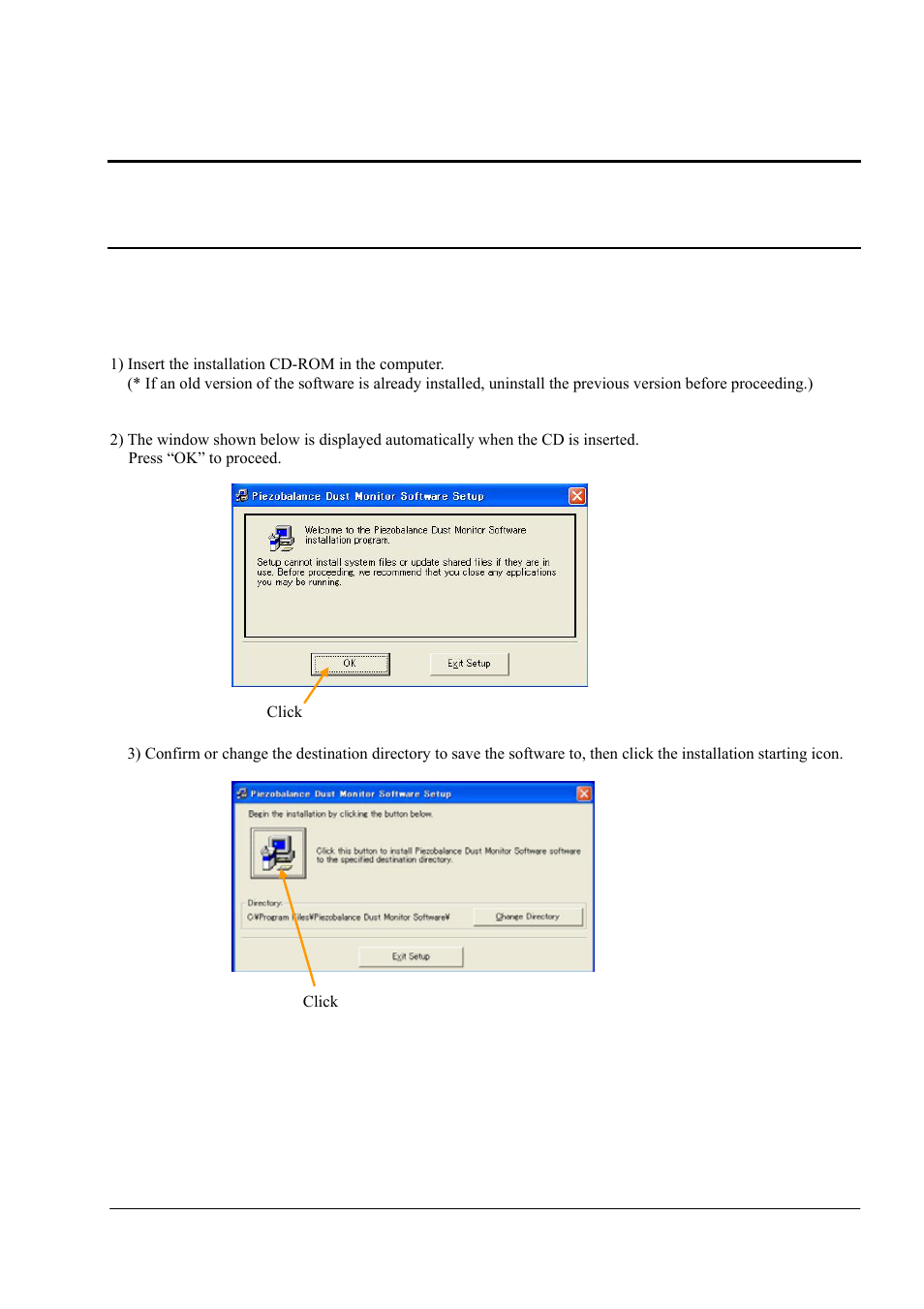 Installation | KANOMAX S352-10 Piezobalace Dust Monitor User Manual | Page 8 / 18