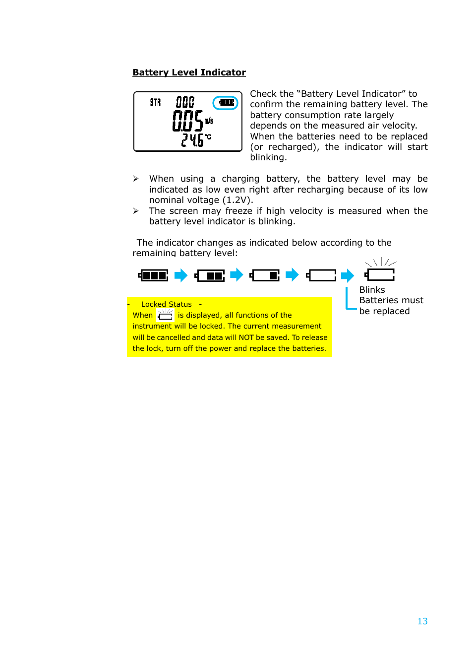 KANOMAX 6036 Multi-function thermal anemometer User Manual User Manual | Page 14 / 37