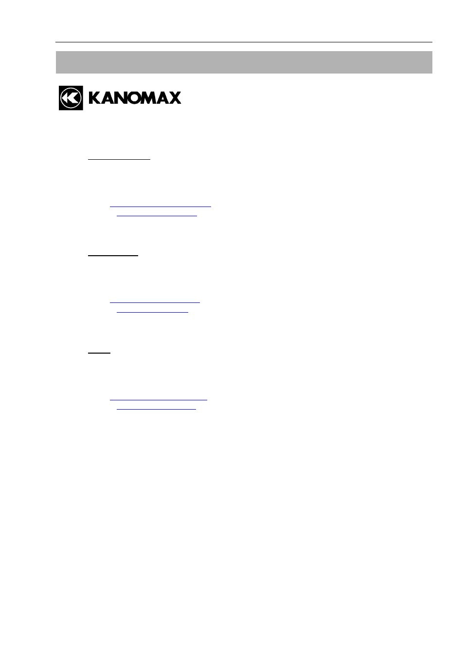 Contact information | KANOMAX 6036 Multi-function thermal anemometer Software Manual User Manual | Page 23 / 23