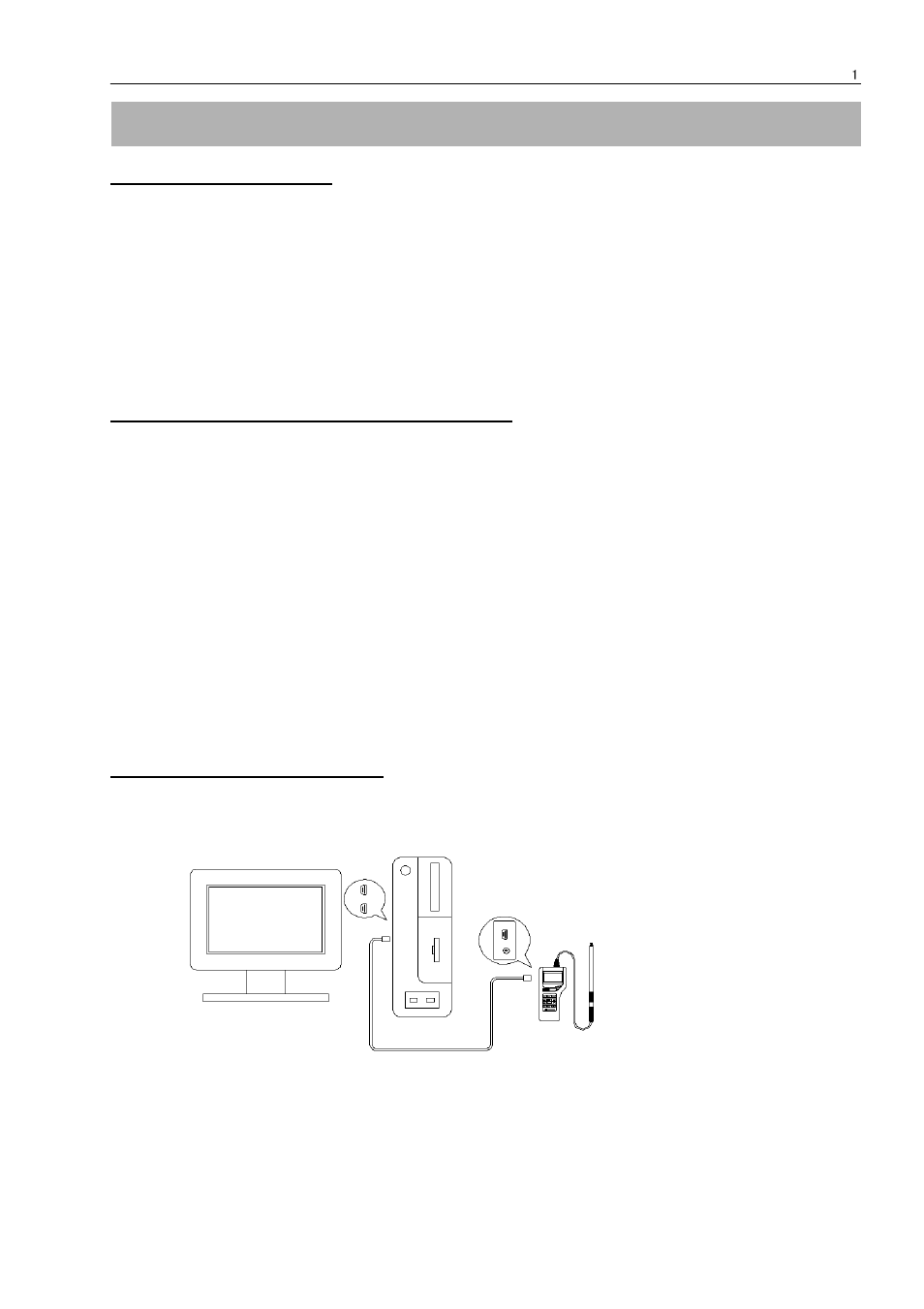 Overview, 1 system overview, 2 software operating requirements | 3 hardware connection | KANOMAX 6036 Multi-function thermal anemometer Software Manual User Manual | Page 5 / 23