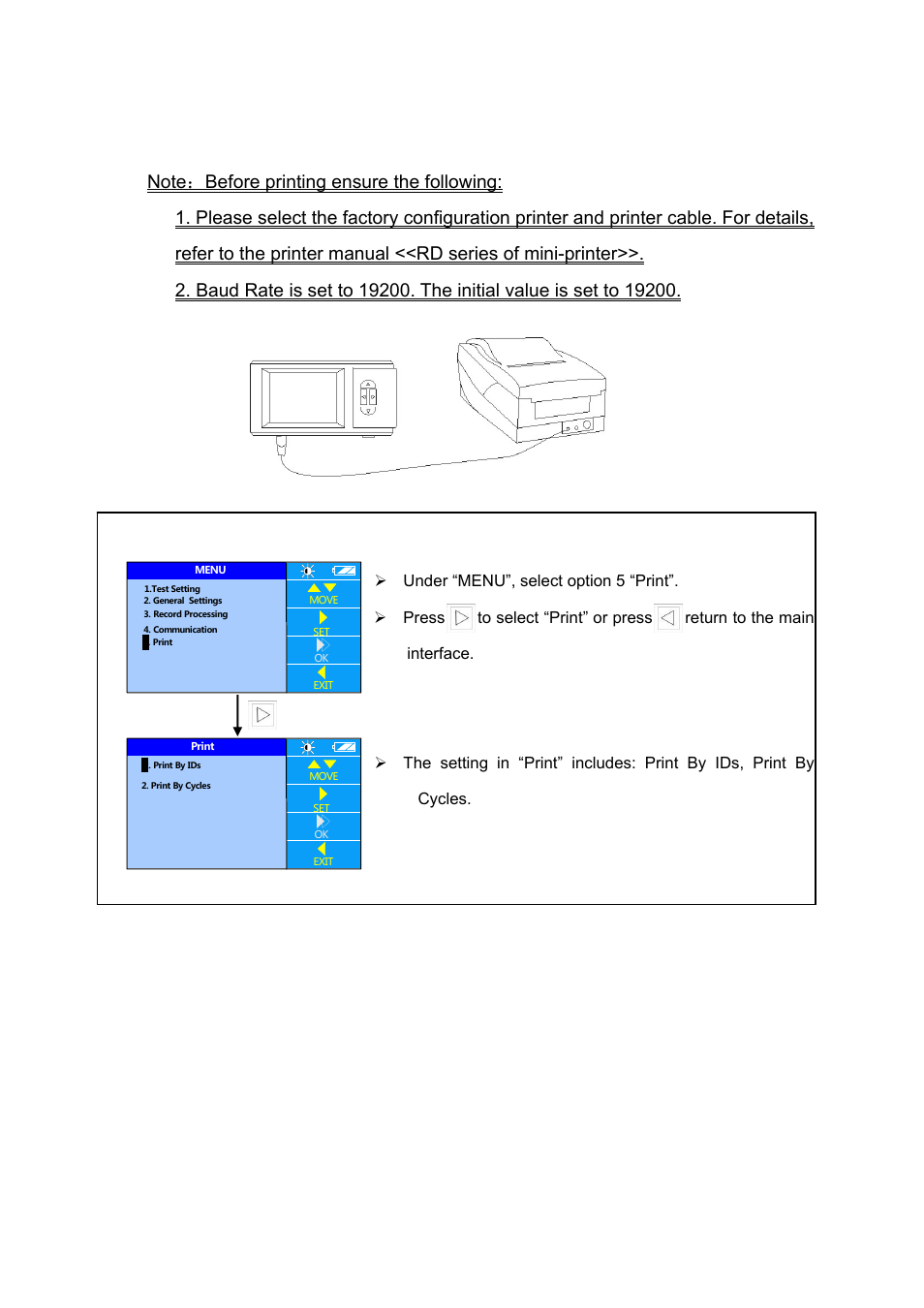 5 print settings | KANOMAX 6710 TABmaster Capture Hood User Manual User Manual | Page 28 / 33