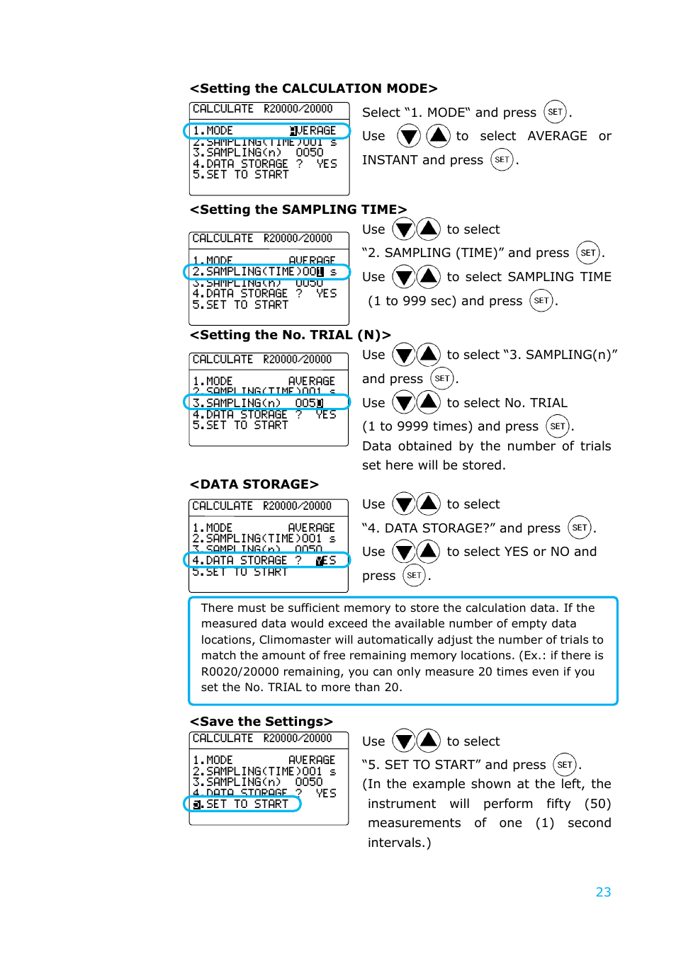 KANOMAX 6501 series Climomaster User Manual | Page 24 / 64