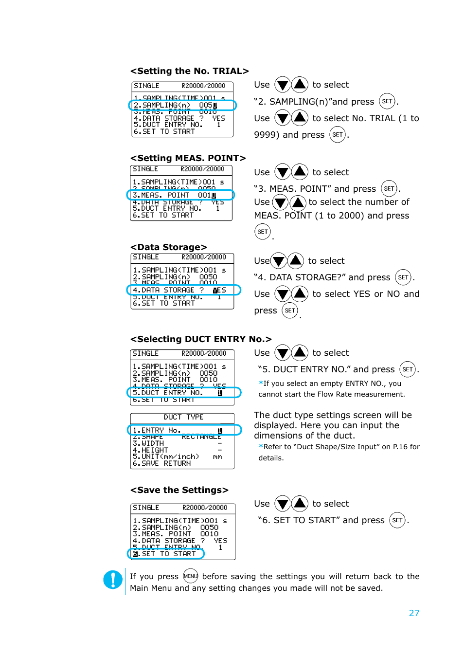 KANOMAX 6501 series Climomaster User Manual | Page 28 / 64