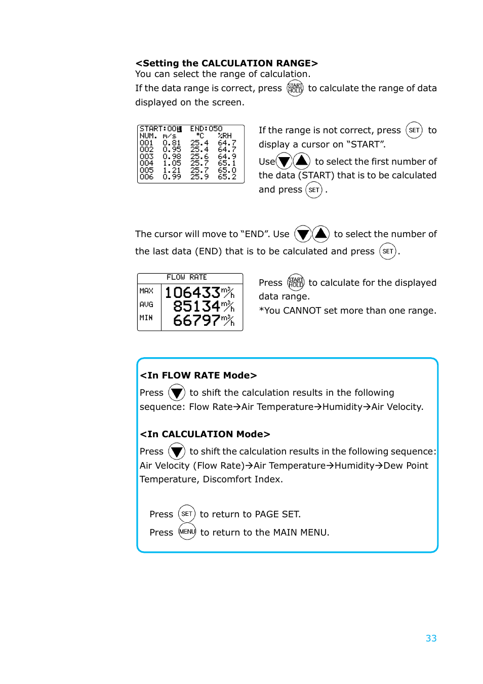 KANOMAX 6501 series Climomaster User Manual | Page 34 / 64