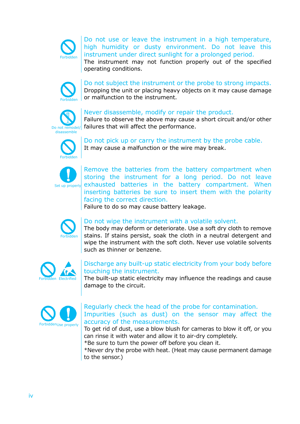 KANOMAX 6501 series Climomaster User Manual | Page 5 / 64
