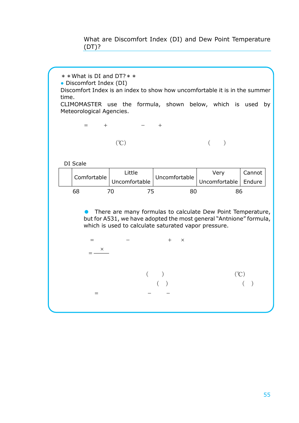 P.55 | KANOMAX 6501 series Climomaster User Manual | Page 56 / 64