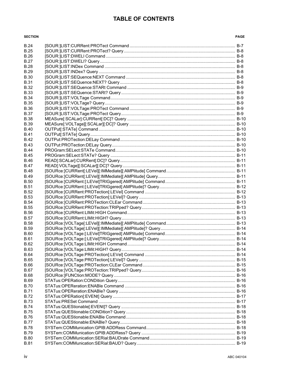 KEPCO ABC-DM SERIES User Manual | Page 10 / 96