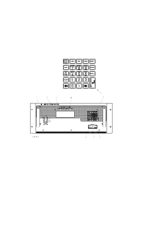 Figure 2-1. ate-dmg full rack series front panel, Ate-dmg full rack series front panel -2 | KEPCO ATE-DMG SERIES User Manual | Page 26 / 94