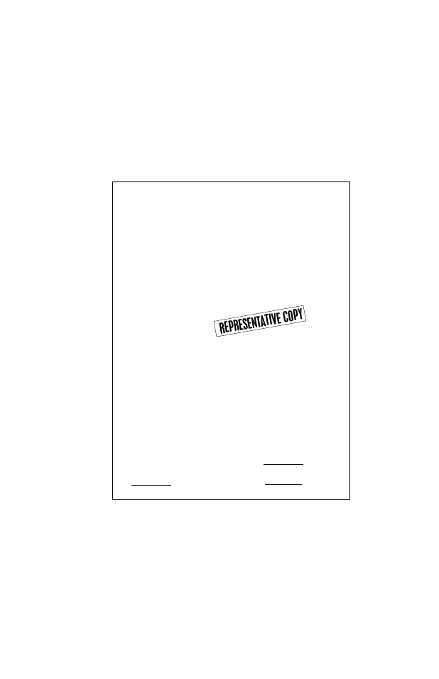 Represent ative cop y | KEPCO ATE-DMG SERIES User Manual | Page 3 / 94
