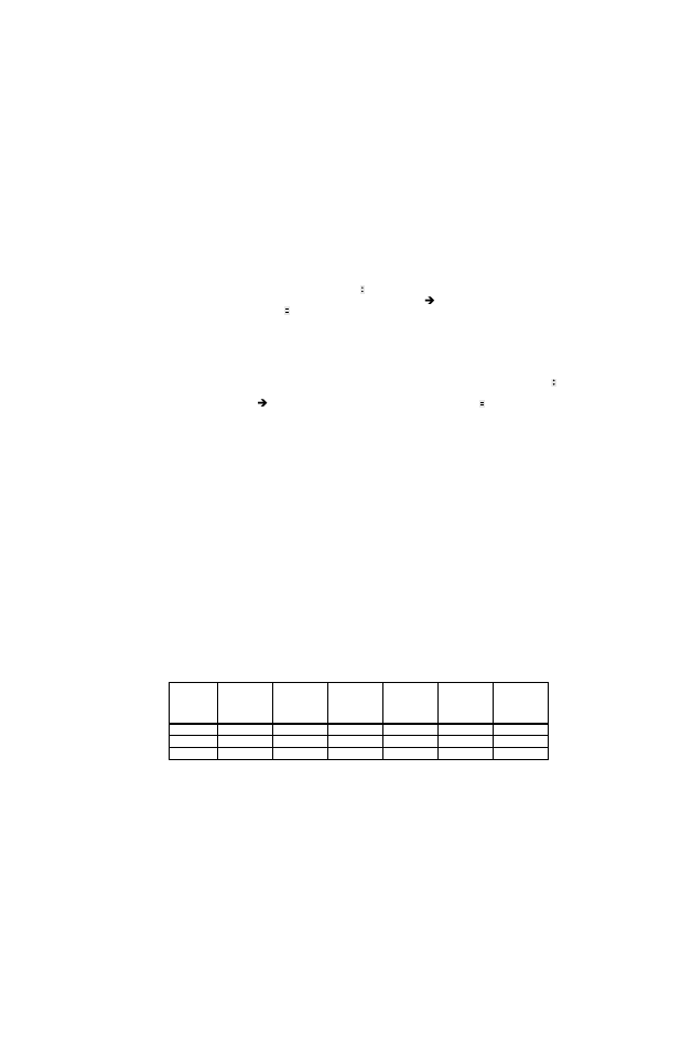 5 running a program once, 6 stopping a program, 7 stopping a running program | 8 sample program, Table 3-3. sample program (model ate 25-40dmg), 16 calibration, Running a program once -17, Stopping a program -17, Stopping a running program -17, Sample program -17 | KEPCO ATE-DMG SERIES User Manual | Page 51 / 94