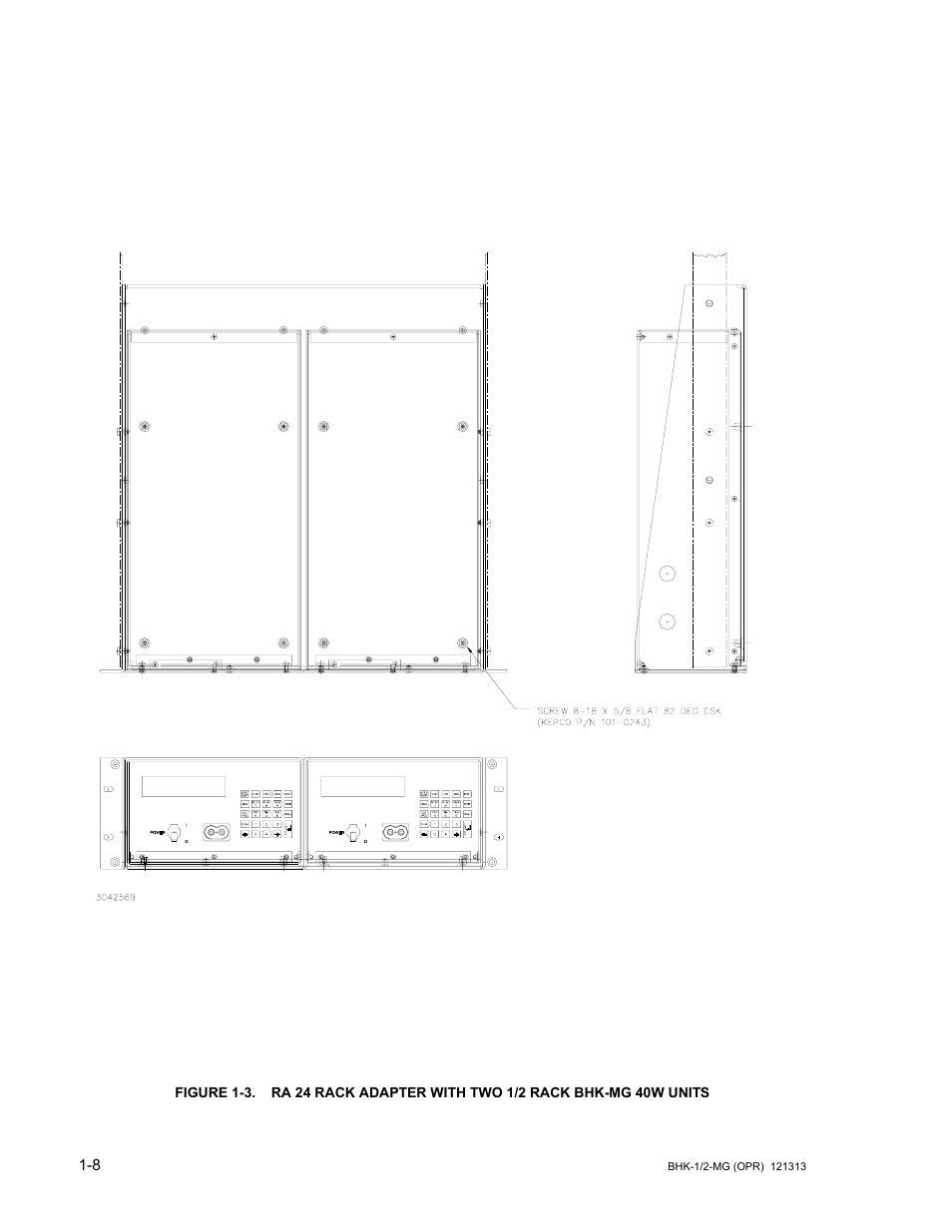 KEPCO BHK-MG 40W (Half Rack) Series User Manual | Page 24 / 148