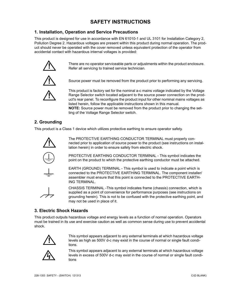 KEPCO BHK-MG 40W (Half Rack) Series User Manual | Page 5 / 148