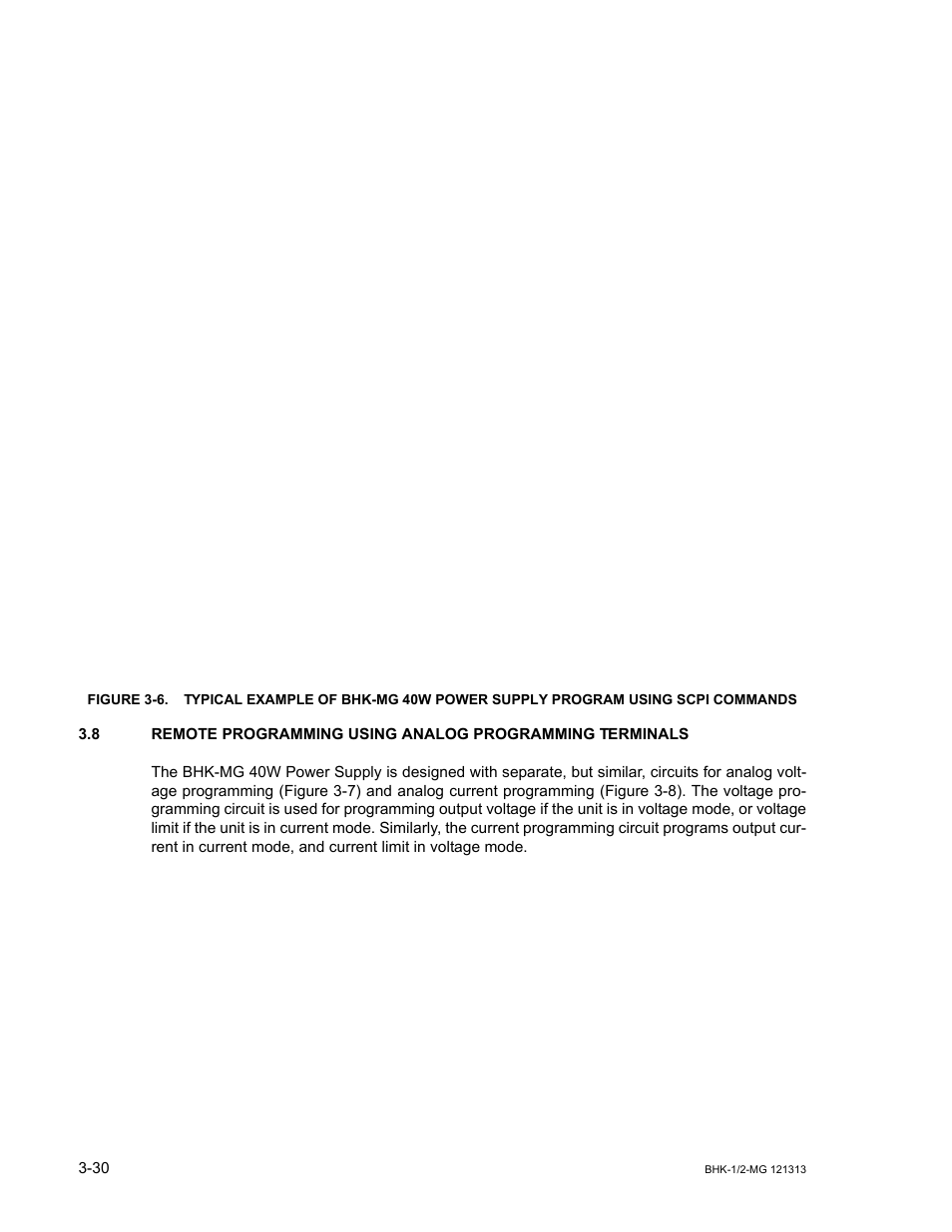 KEPCO BHK-MG 40W (Half Rack) Series User Manual | Page 74 / 148