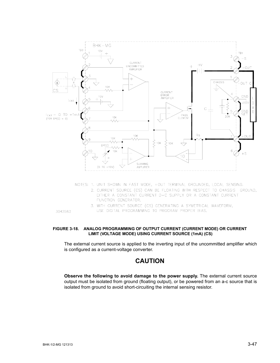 18 a, Caution | KEPCO BHK-MG 40W (Half Rack) Series User Manual | Page 91 / 148