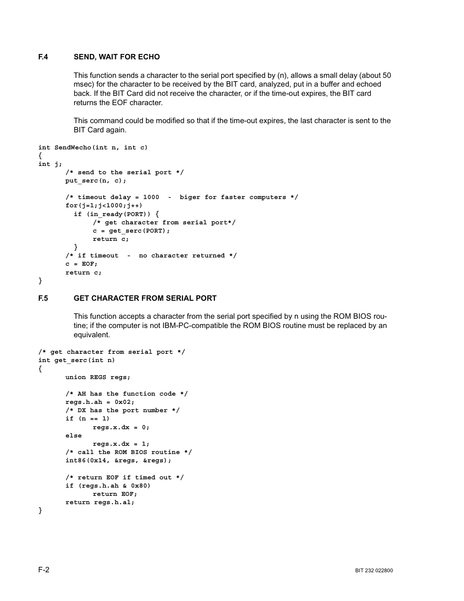 KEPCO BIT 232F User Manual | Page 66 / 72