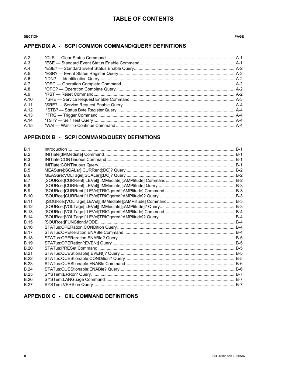 KEPCO BIT 4882F User Manual | Page 6 / 56