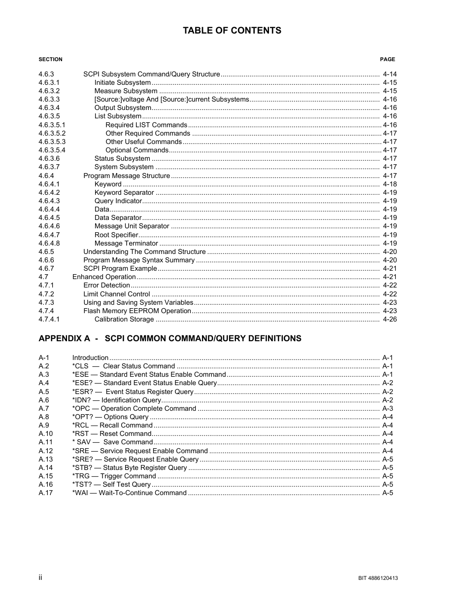 KEPCO BIT 4886 Operator Manual User Manual | Page 4 / 92