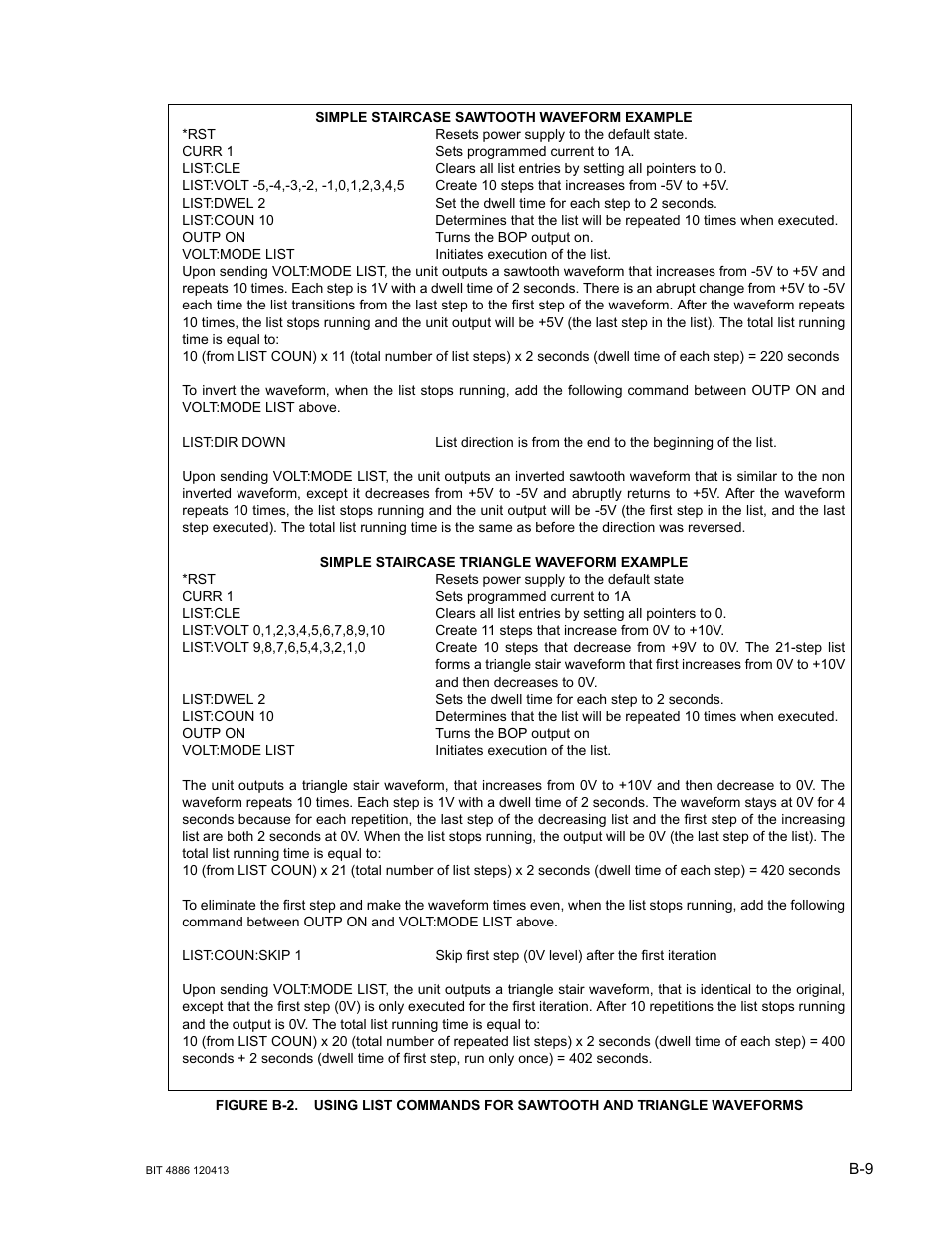 KEPCO BIT 4886 Operator Manual User Manual | Page 77 / 92