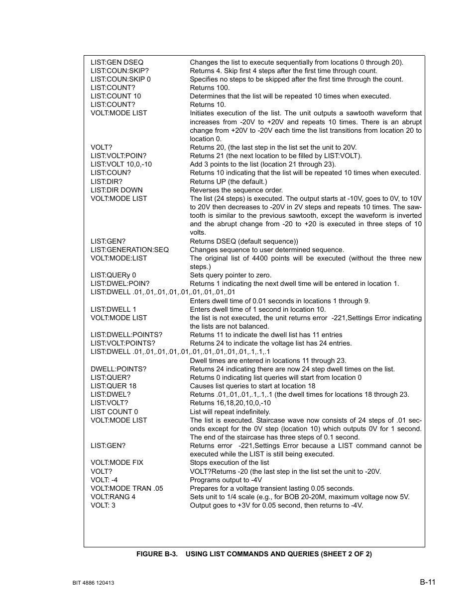 KEPCO BIT 4886 Operator Manual User Manual | Page 79 / 92