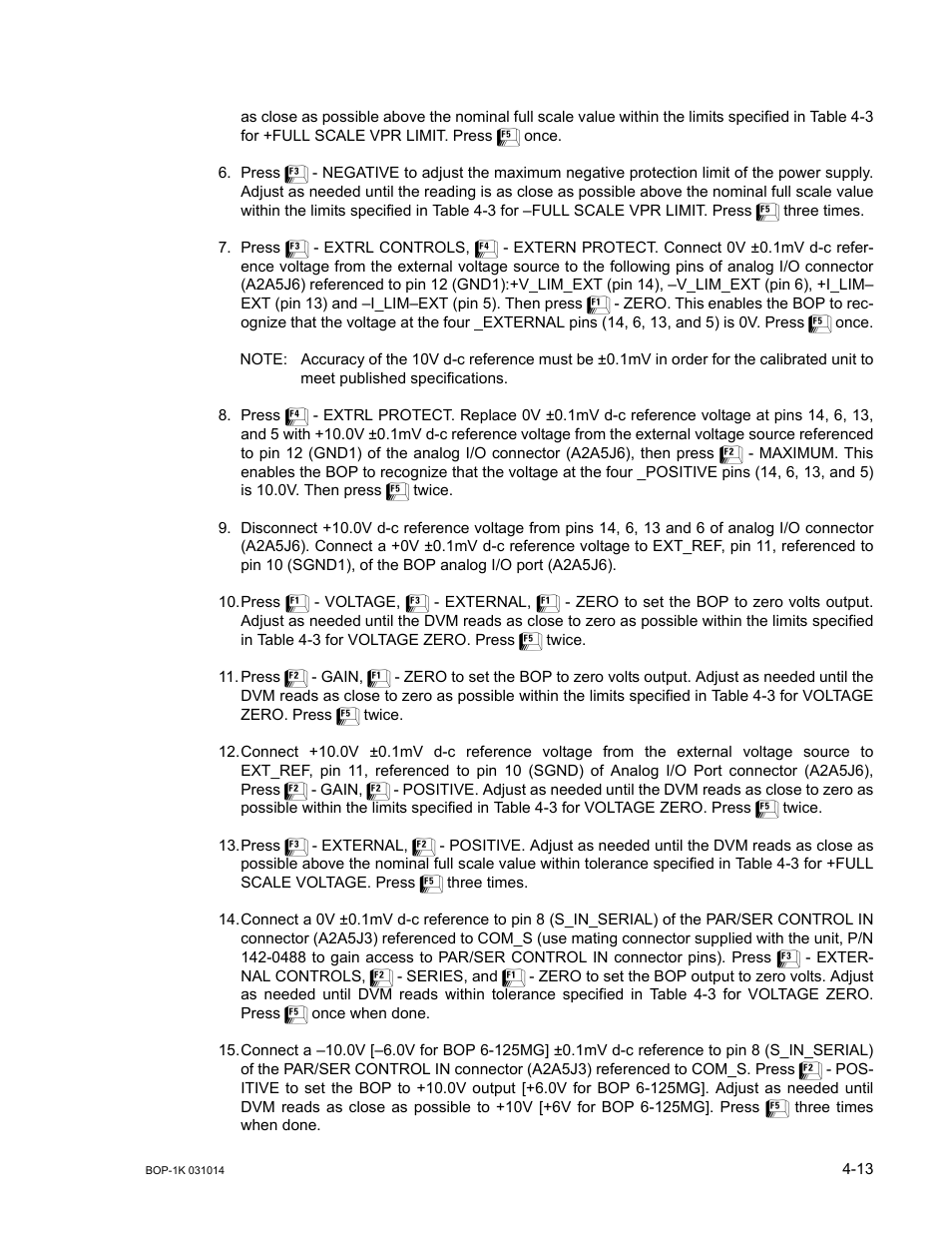 KEPCO BOP 1KW-MG Operator Manual, Firmware Ver.4.12 and higher User Manual | Page 147 / 196