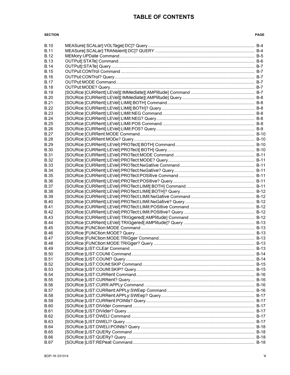 KEPCO BOP 1KW-MG Operator Manual, Firmware Ver.4.12 and higher User Manual | Page 15 / 196