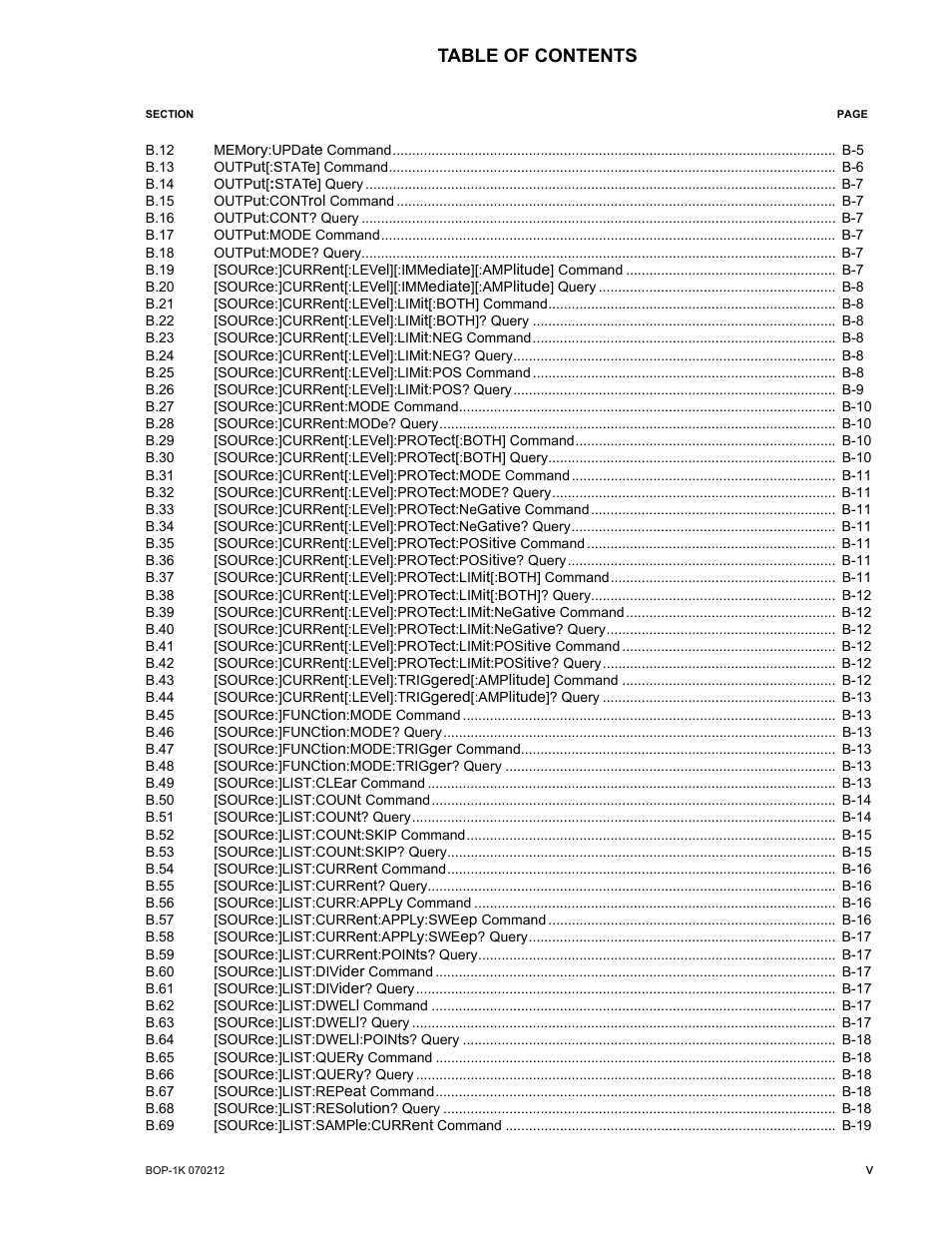 KEPCO BOP 1KW-MG Operator Manual, Firmware Ver.4.08 to 4.11 User Manual | Page 15 / 194