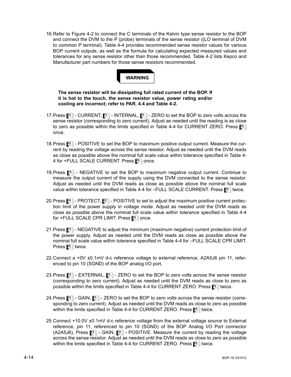 KEPCO BOP 1KW-MG Operator Manual, Firmware Ver.3.05 to 4.07 User Manual | Page 146 / 194