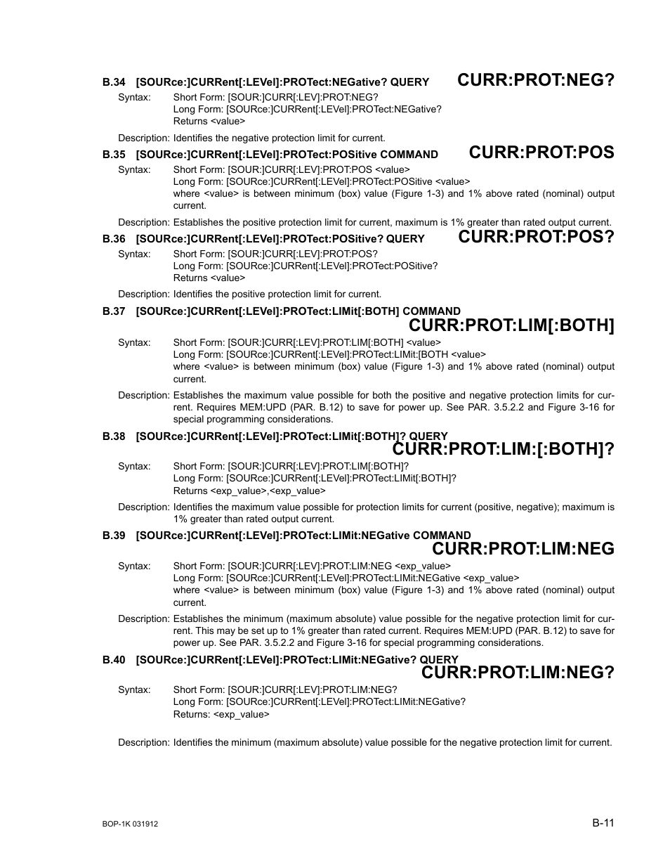 B.34, Sour, B.35 | B.36, B.37, B.38, B.39, B.40, B.35, b.33, B.37, b.38 | KEPCO BOP 1KW-MG Operator Manual, Firmware Ver.3.05 to 4.07 User Manual | Page 165 / 194