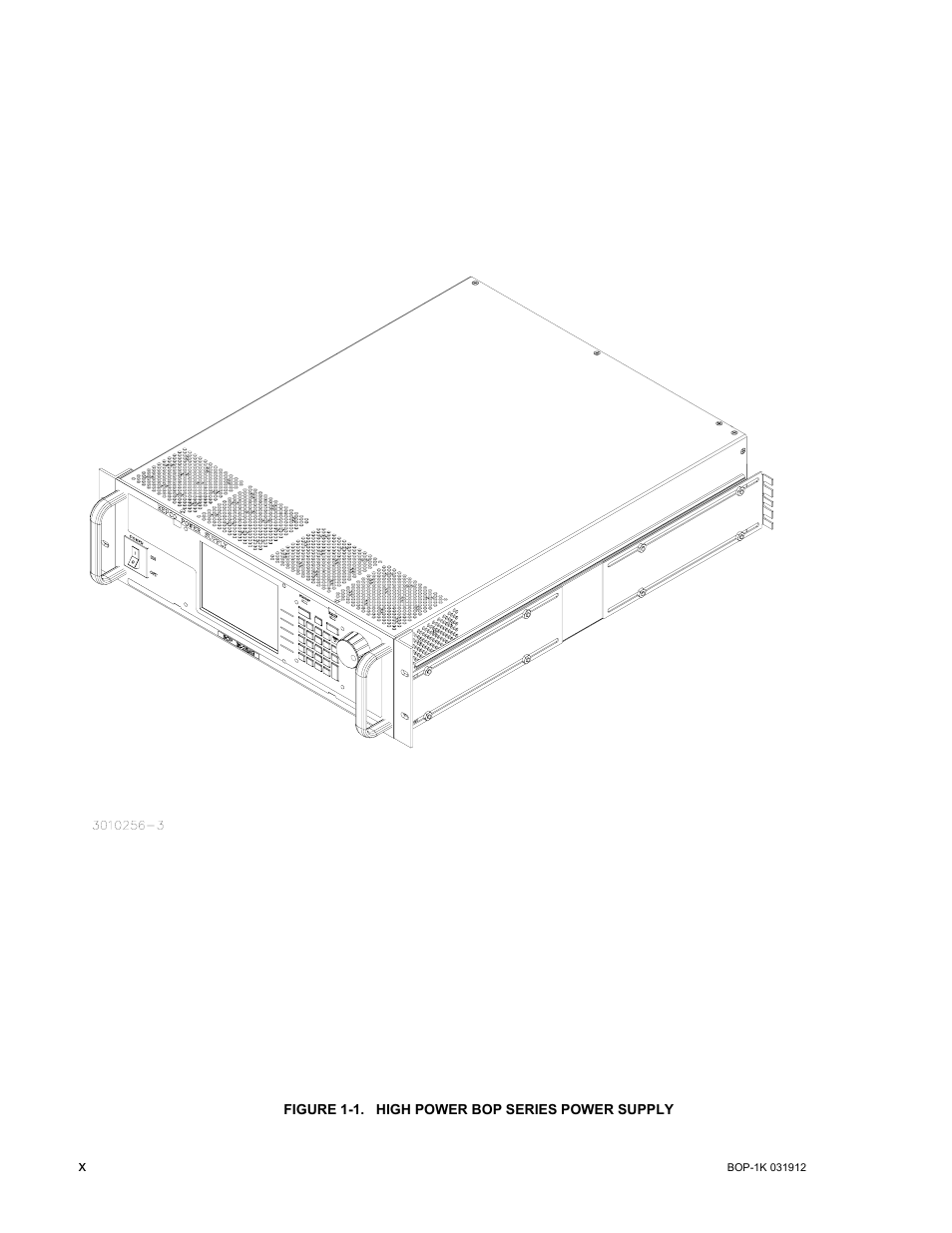 Figure 1-1. high power bop series power supply | KEPCO BOP 1KW-MG Operator Manual, Firmware Ver.3.05 to 4.07 User Manual | Page 20 / 194