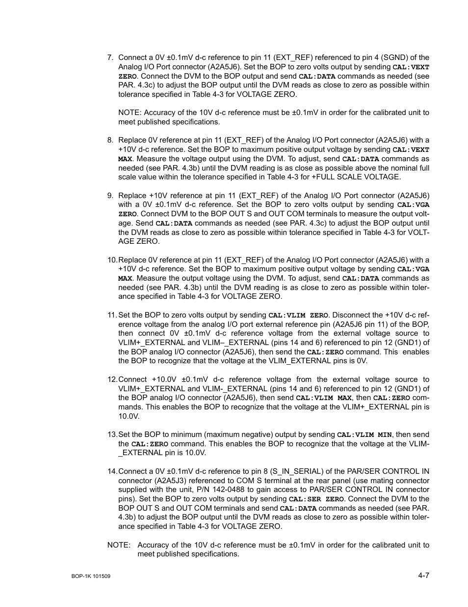 S 14 and | KEPCO BOP 1KW-MG Operator Manual, Firmware Ver.2.48 to 3.04 User Manual | Page 135 / 188