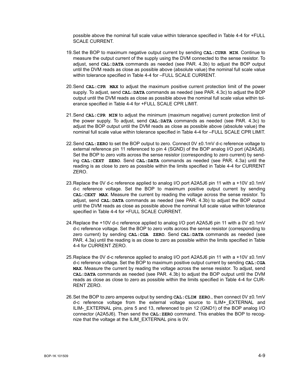 KEPCO BOP 1KW-MG Operator Manual, Firmware Ver.2.48 to 3.04 User Manual | Page 137 / 188