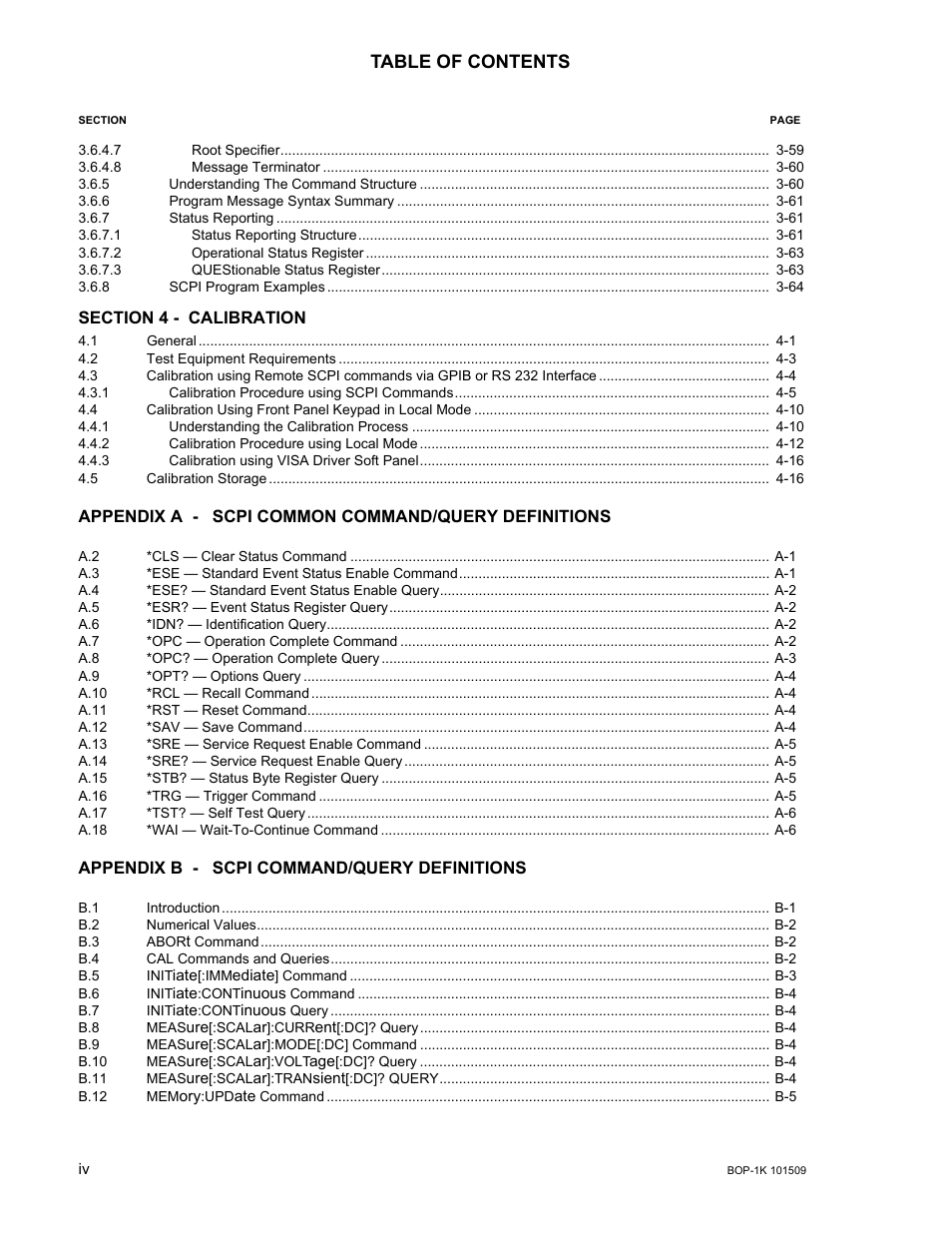 KEPCO BOP 1KW-MG Operator Manual, Firmware Ver.2.48 to 3.04 User Manual | Page 14 / 188