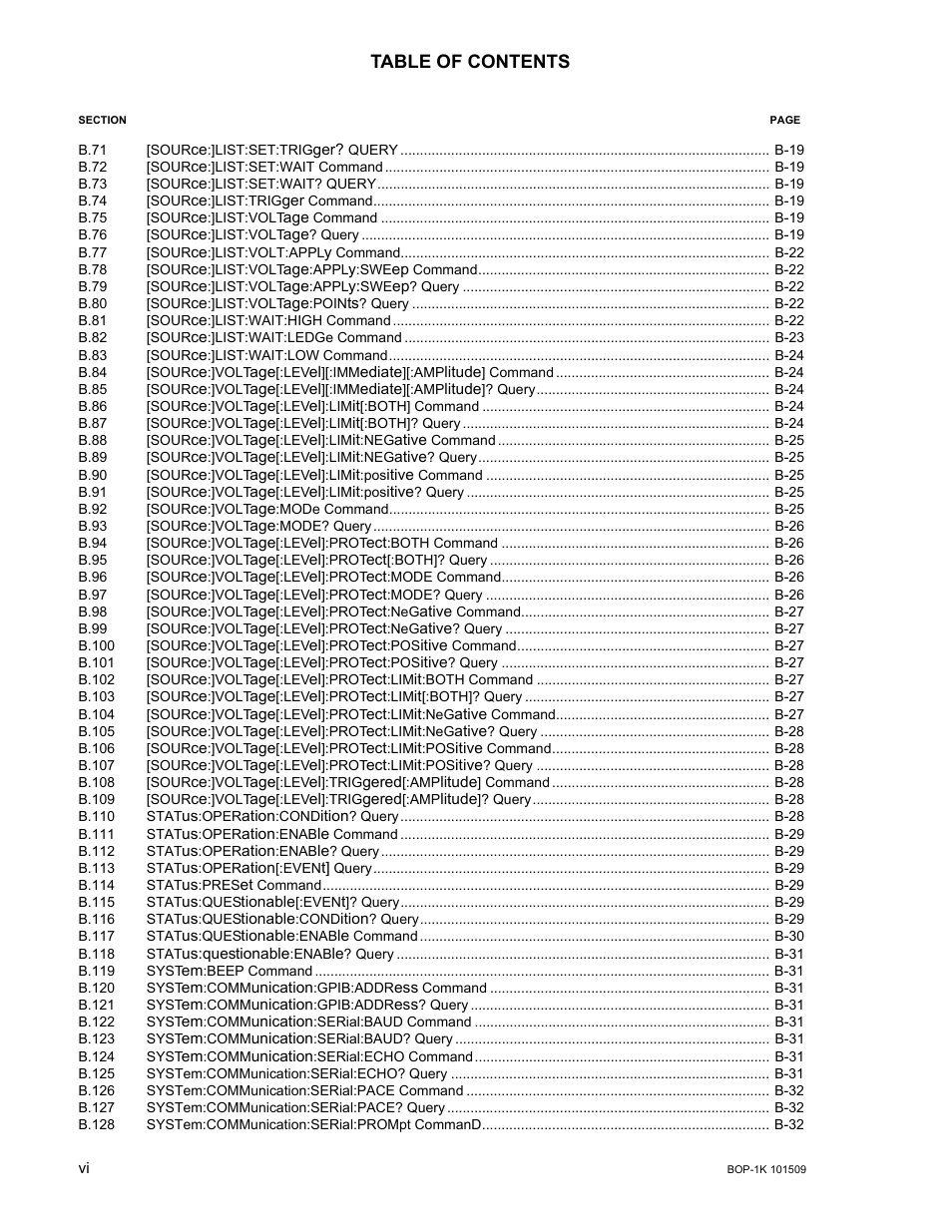 KEPCO BOP 1KW-MG Operator Manual, Firmware Ver.2.48 to 3.04 User Manual | Page 16 / 188