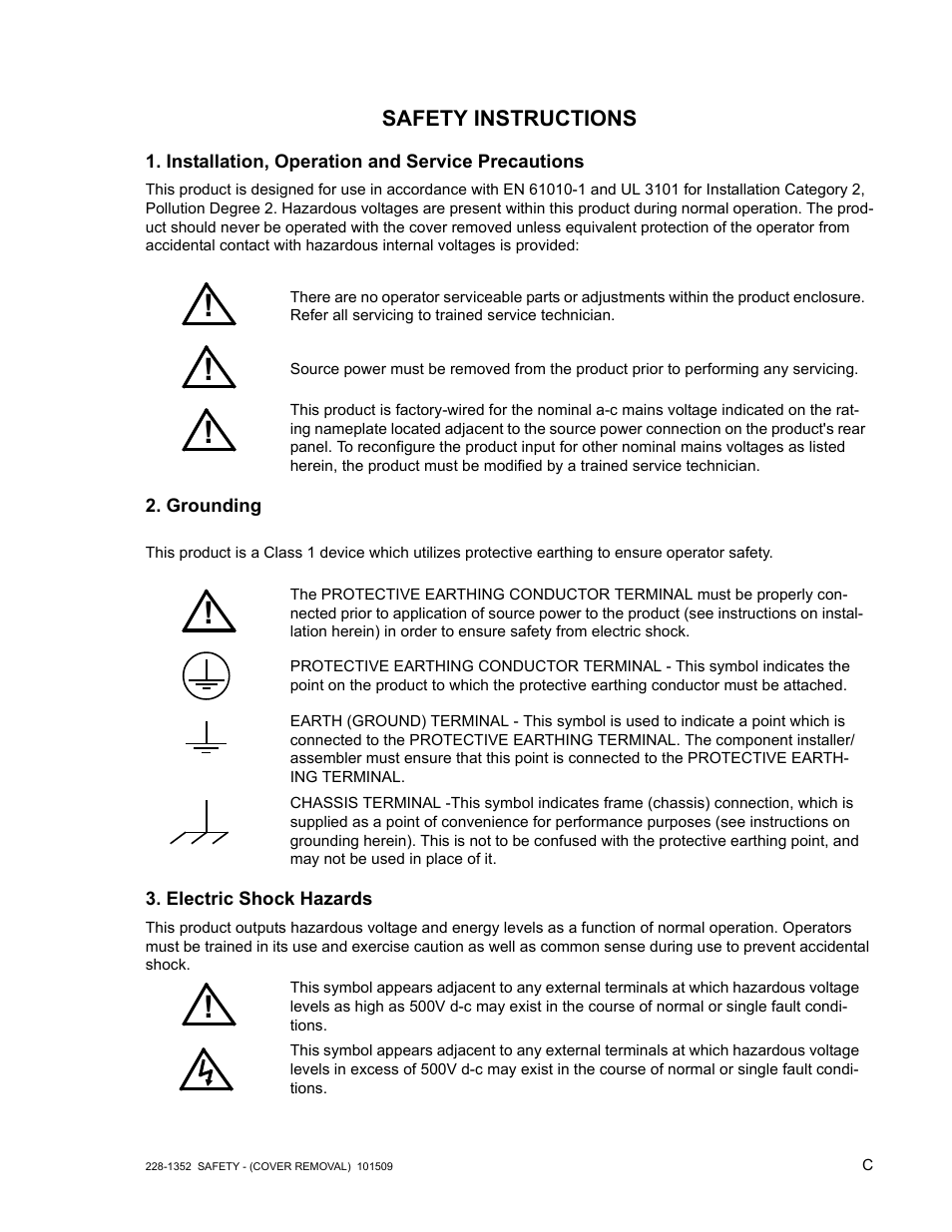 KEPCO BOP 1KW-MG Operator Manual, Firmware Ver.2.48 to 3.04 User Manual | Page 5 / 188